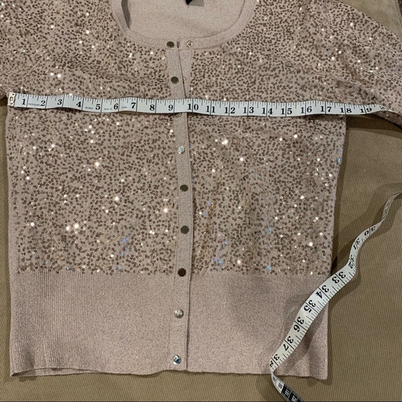 WHBM sequin cardigan - Picture 6 of 8